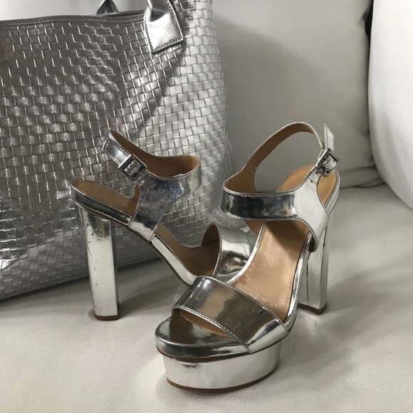 Nine West Shoes - Nine West Mirrored Platform Heels